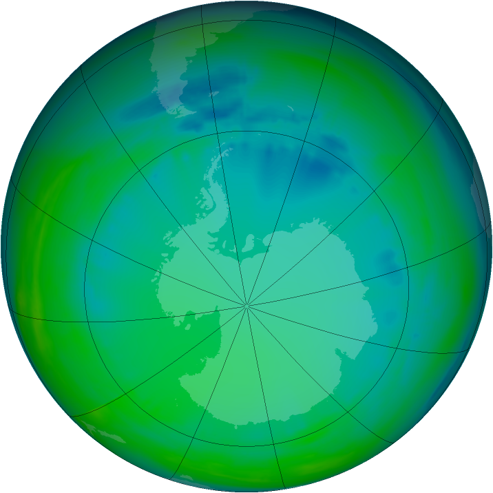 Ozone Map 2005-07-22